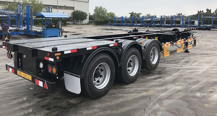 40ft gooseneck chassis trailer