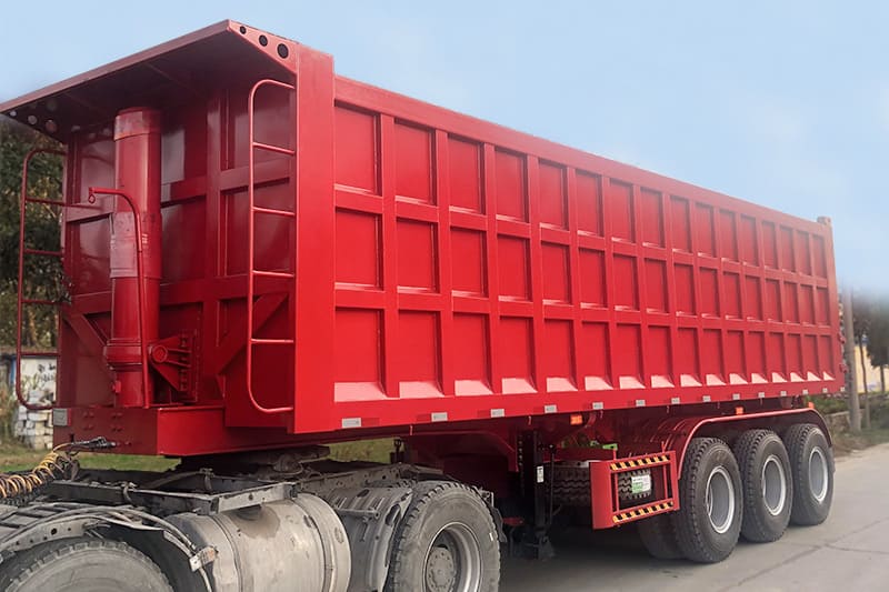 50 ton rear tipper trailer