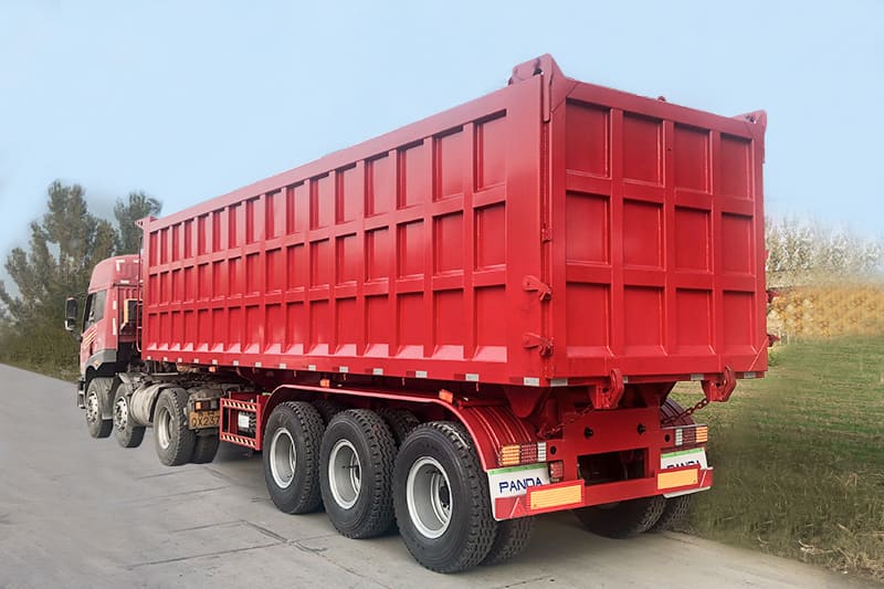 50 ton rear tipper trailer