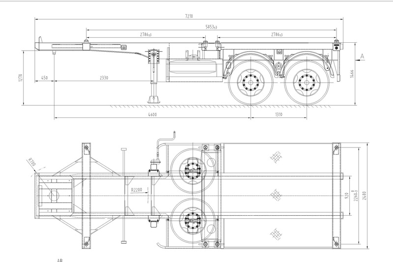 Drawing-of-20ft-skeleton-trailer