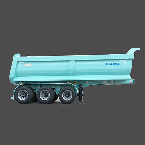 3 axle semi tipper trailer