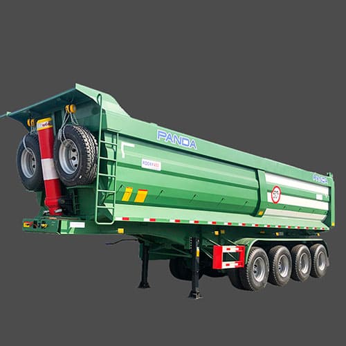 4 axle 50 ton tipper trailer