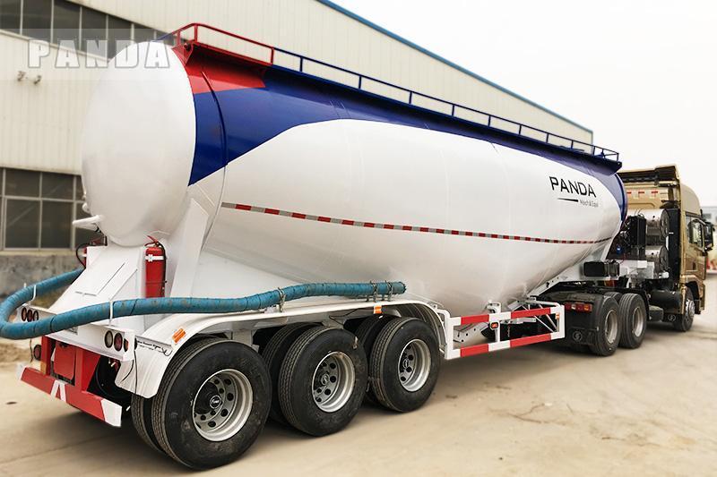 3 axle 50 ton cement bulker trailer