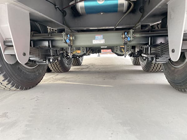 lowbed trailer suspension