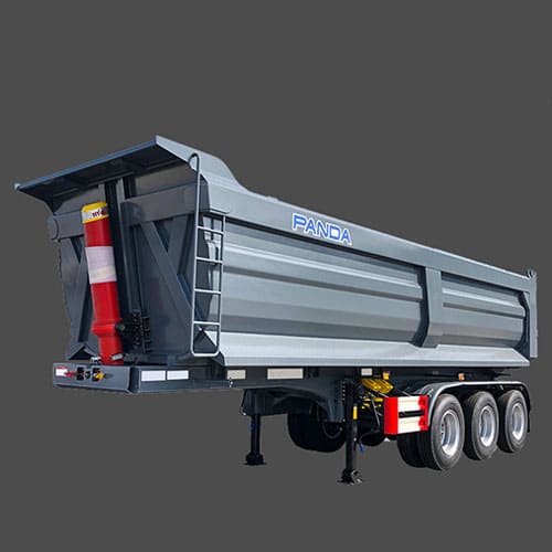 3 axle 50 ton semi tipper